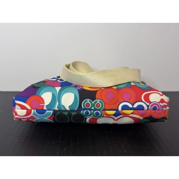 Coach Poppy Graffiti Glam Signature C Crossbody Bag Shoulder Handbag VTG Y2K - Picture 7 of 10